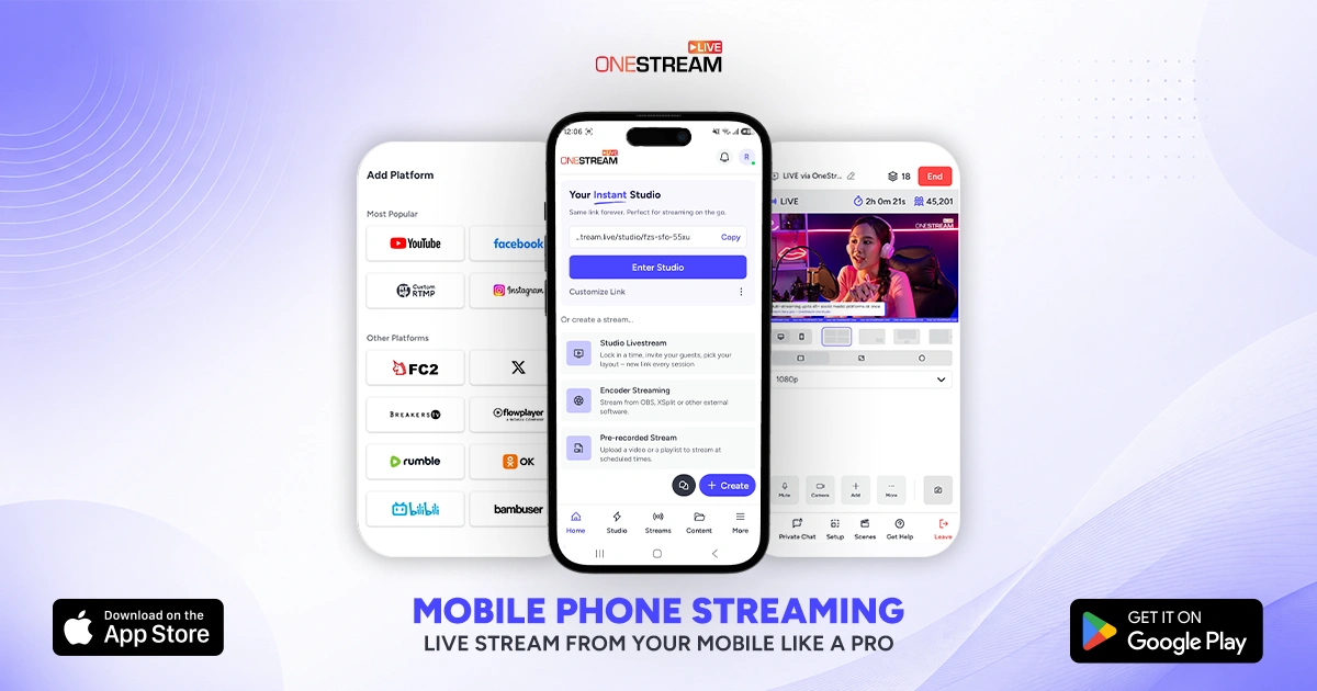 Mobile phone Streaming