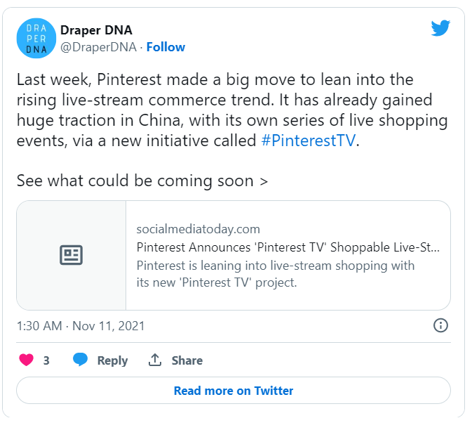 Pinterest Shopping