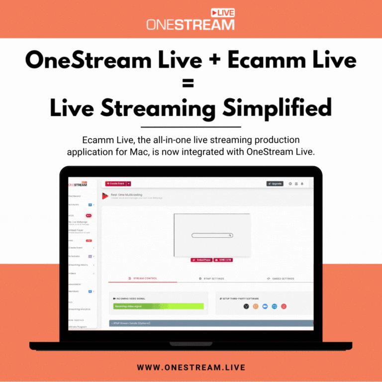 Live stream from Ecamm