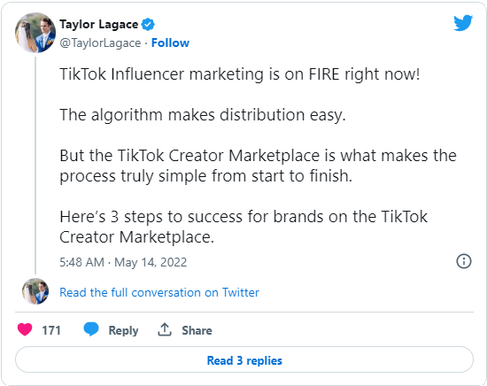 Screenshot about TikTok Live Algorithm