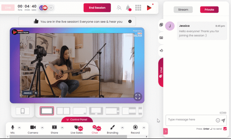 Private Cross-Platform Chats