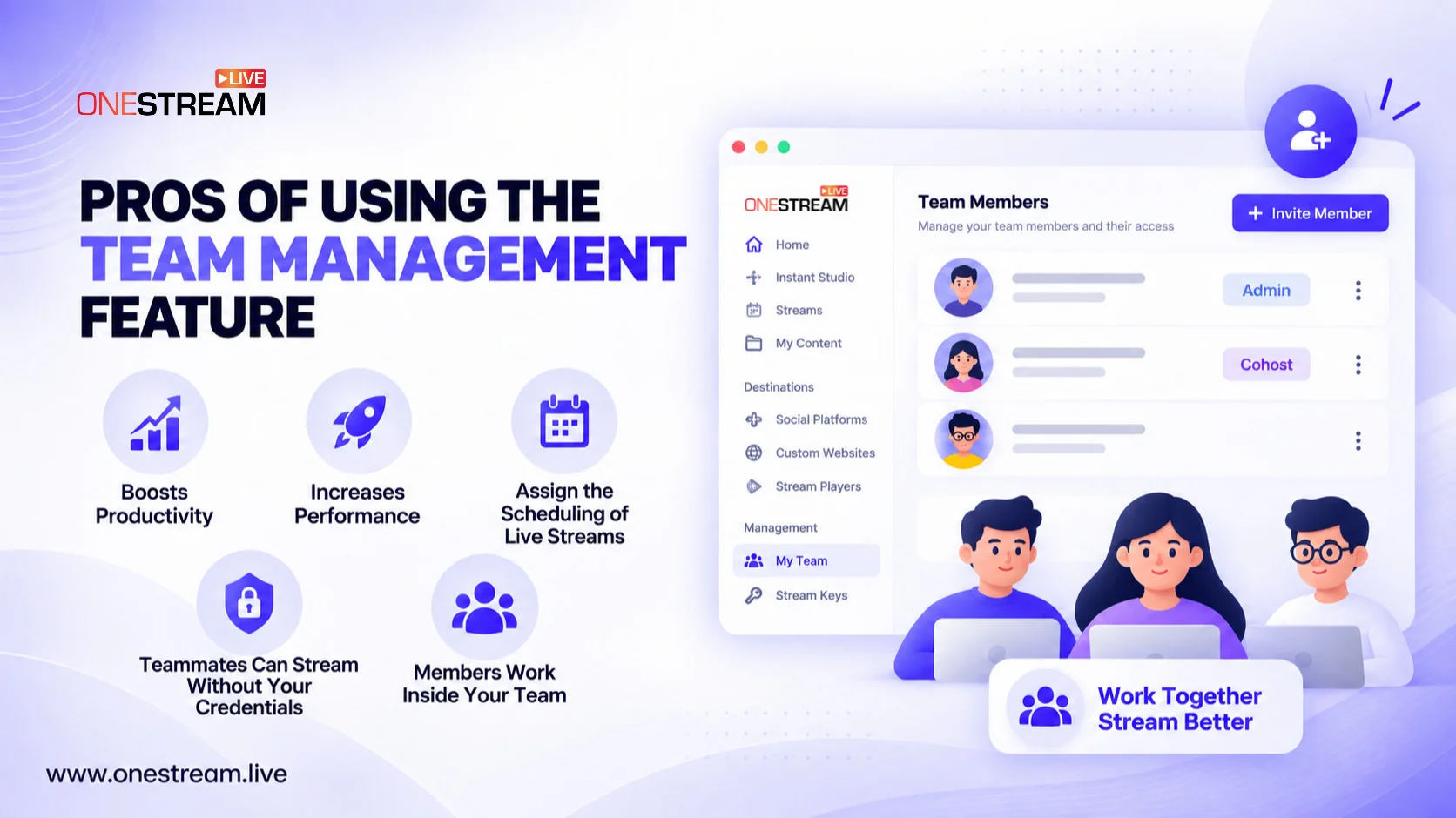 Pros of Using the Team Management Feature