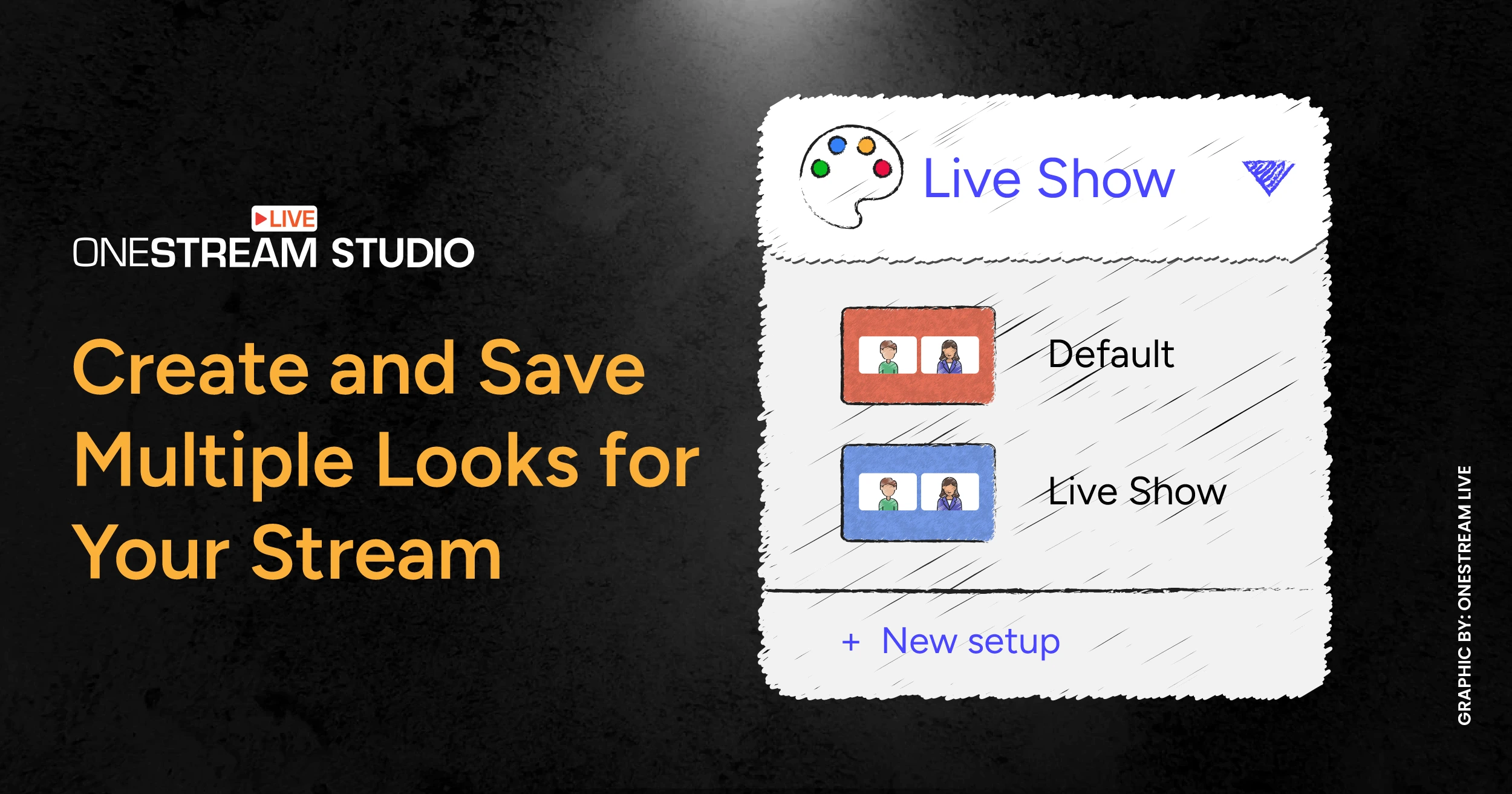 OneStream Studio Setups: Save Multiple Looks for Your Stream