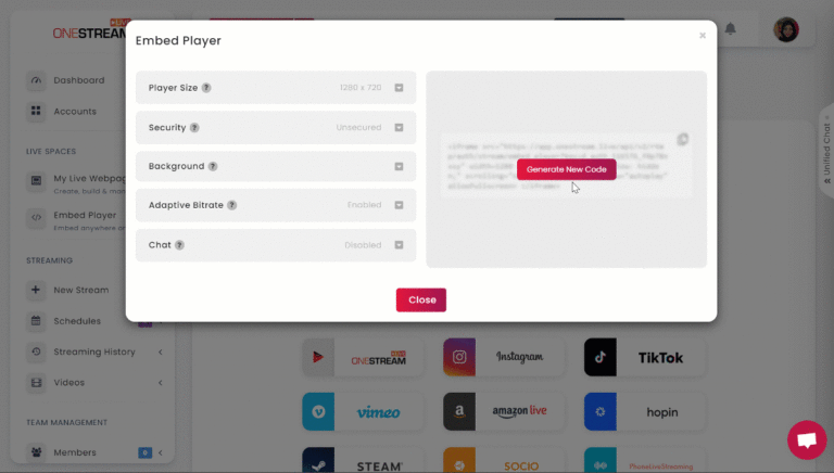 Embed Player