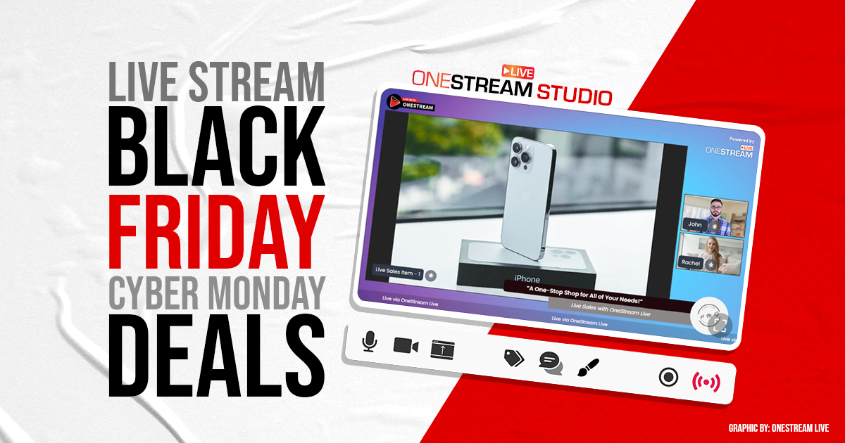 Streaming Black Friday Deals with OneStream Live Studio in 2024