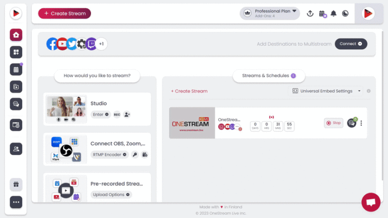 OneStream Live themes