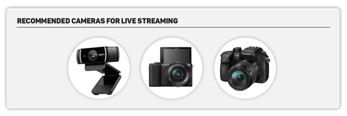 Recommended Camera for live streaming