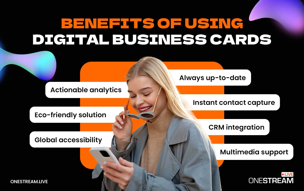 Benefits of using digital business cards