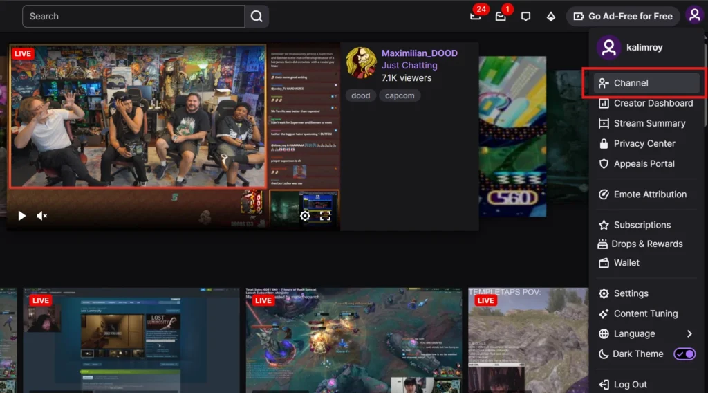 How to Set Up Donations on Twitch. How to Add a Twitch Donation Panel Step 1