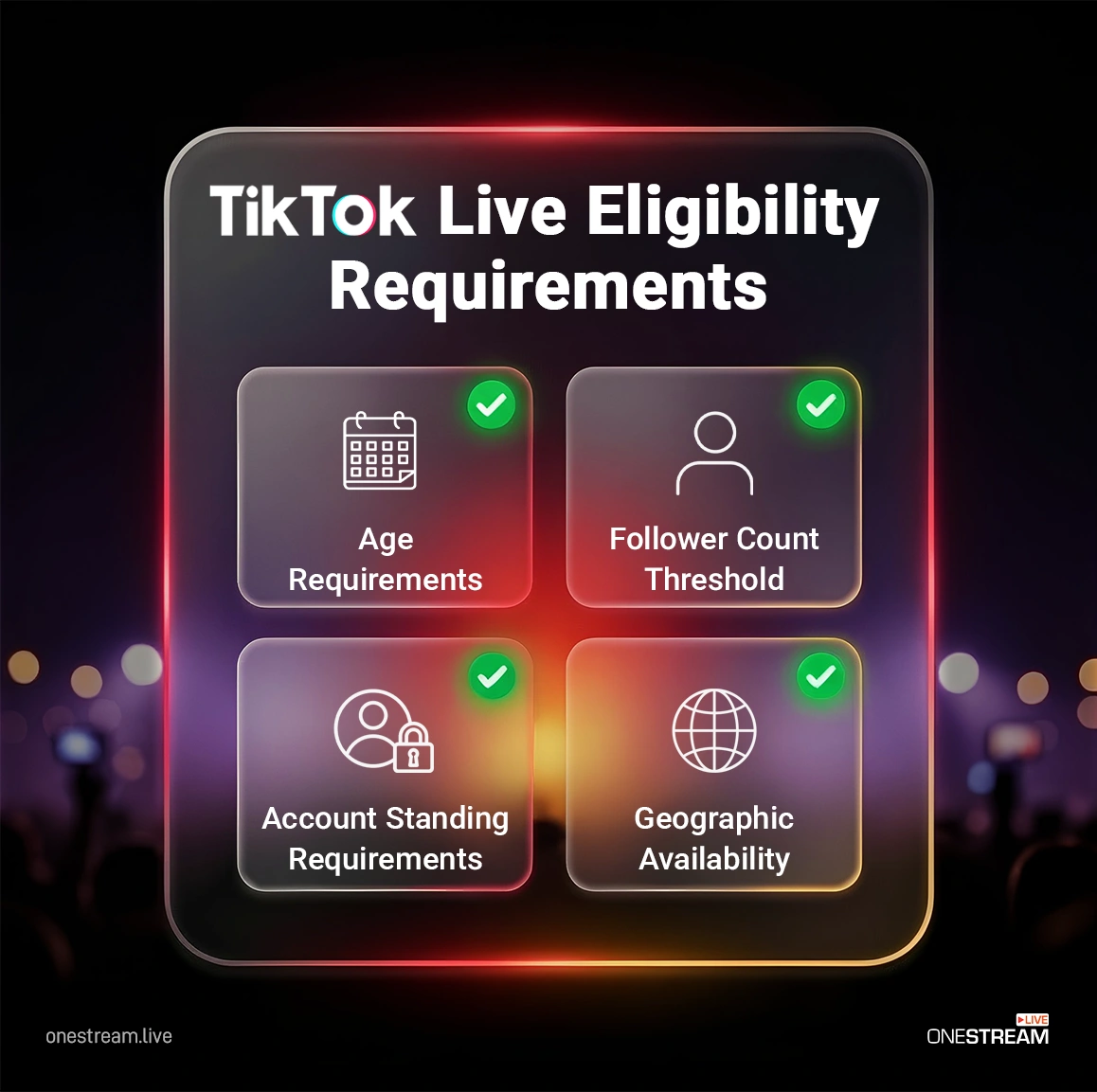 TikTok Stream Key Requirements​