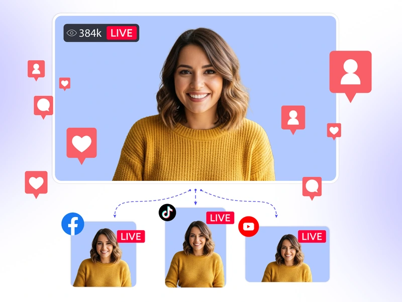 Audience growth tools and multistreaming features in the OneStream Live Google Chrome extension