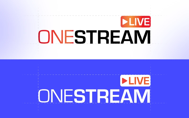 OneStream Live brand logos and guidelines from the official media kit.
