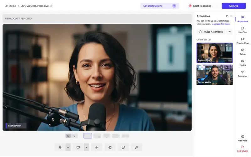 Live Studio - professional live streaming software with multi-camera support