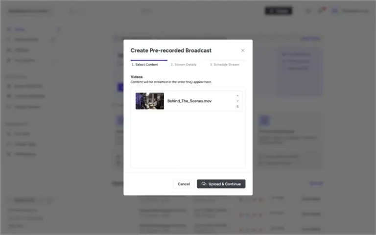 Pre-recorded live streaming - automated 24/7 YouTube live stream broadcasts
