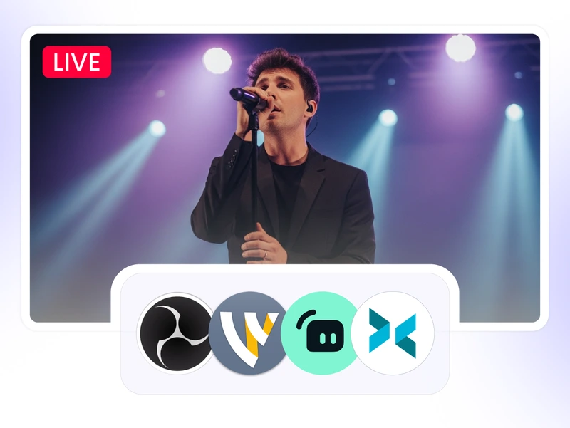 External encoder music live streaming setup for OBS, XSplit, and Wirecast multistreaming