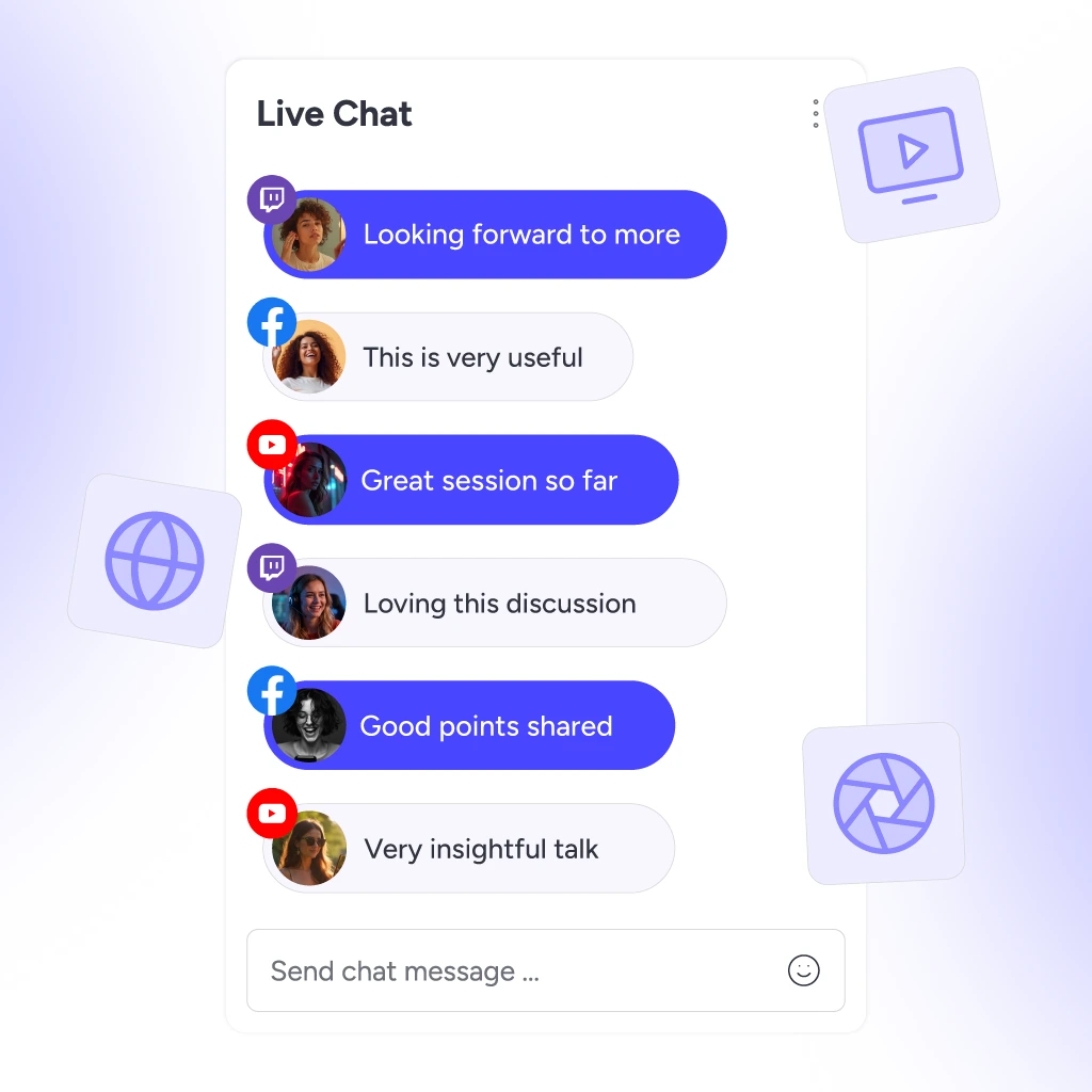 Unified Chat works across the OneStream Live ecosystem for one connected messaging workflow