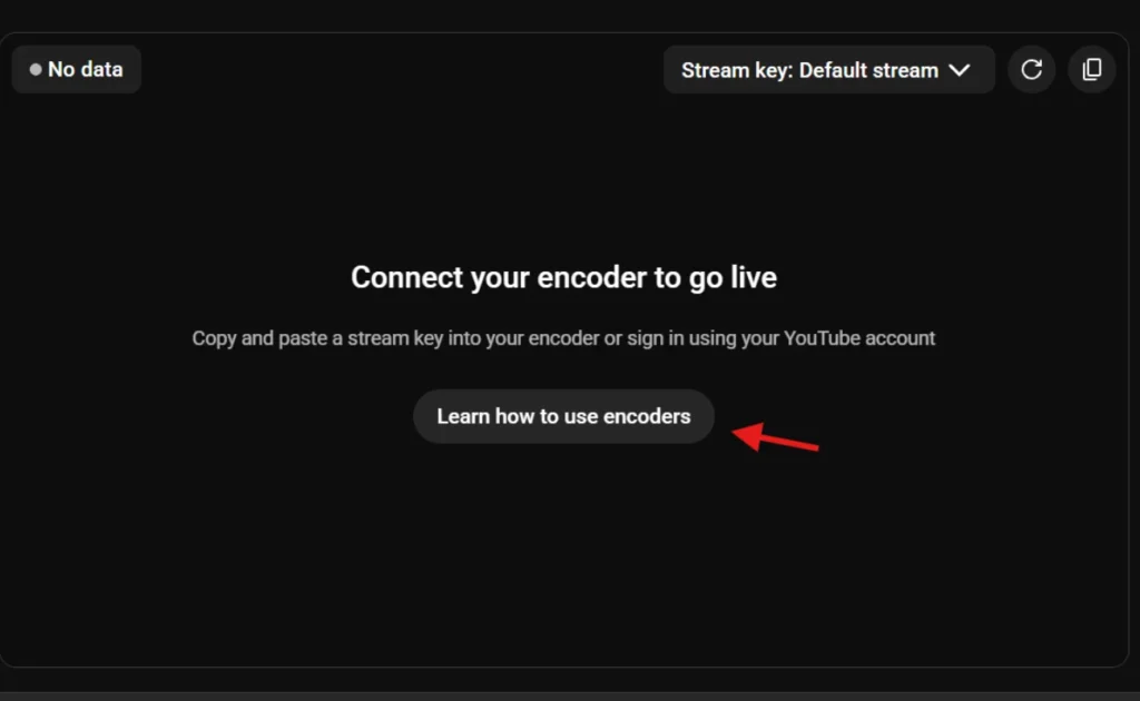 6. Open Stream Setup Help