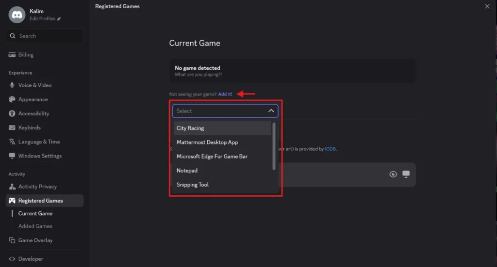 How to Disable Discord Overlay When a Game Is Not Listed