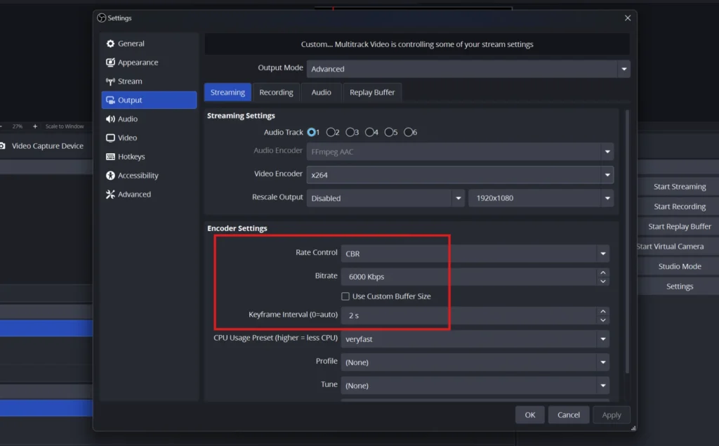 How to Set Your Bitrate