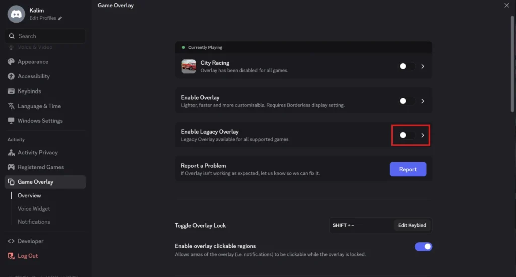 Step 5: Disable the Legacy Overlay Too
