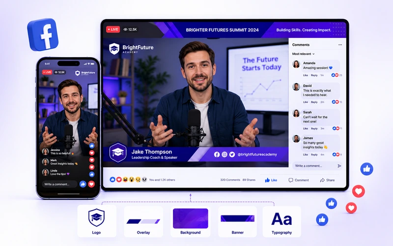 Brand Your Facebook Live Stream with OneStream Live