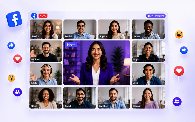 Bring Guests on Stream - Facebook live streaming