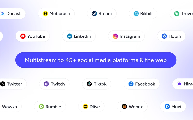TikTok Live Stream multistreamed to 45+ platforms with OneStream Live