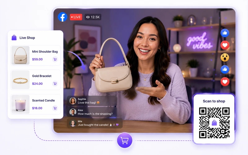 Turn Viewers Into Buyers through Facebook live stream