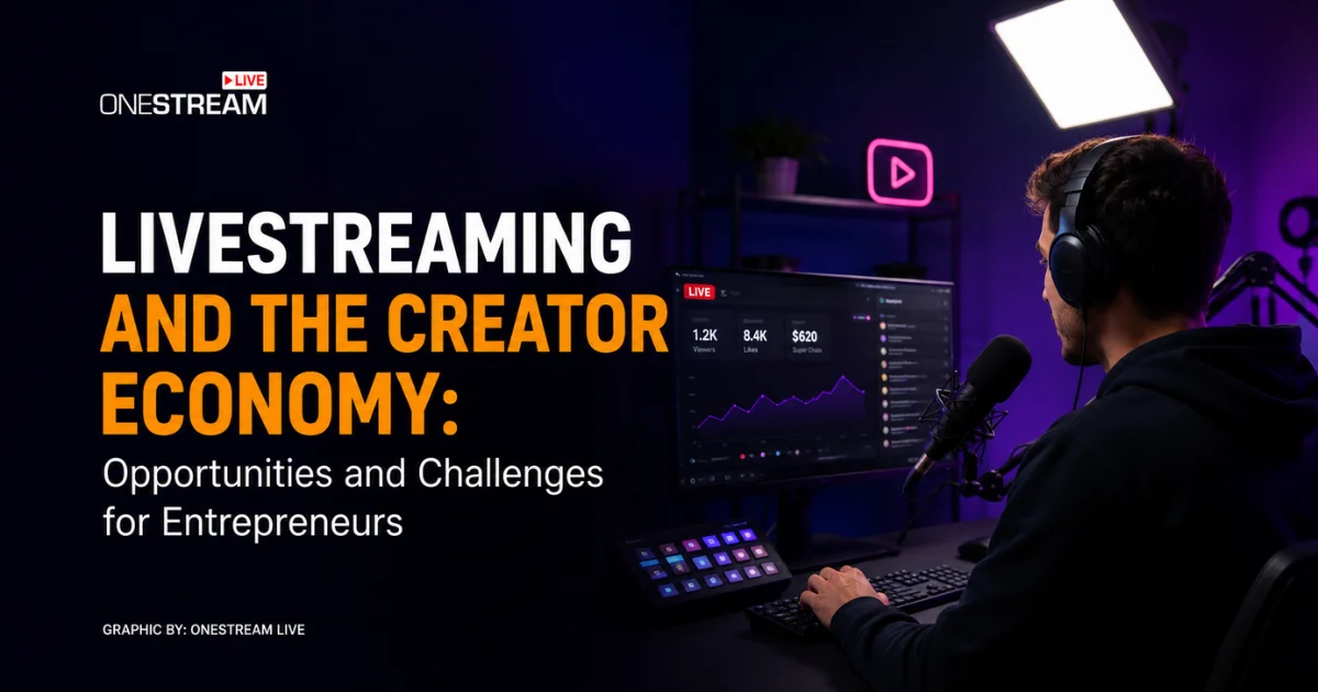 Livestreaming and the Creator Economy Opportunities and Challenges for Entrepreneurs