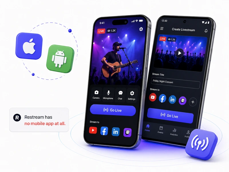 Dedicated Ios And Android Apps of OneStream Live.