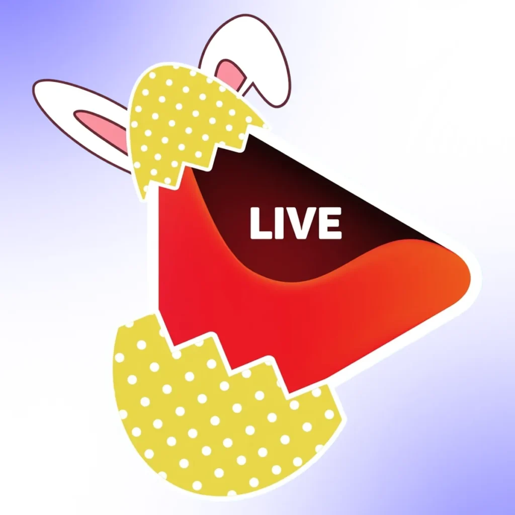 Easter Hunt celebration hero image for hosting and streaming Easter events