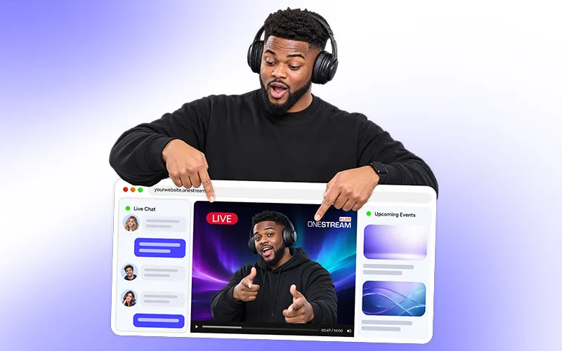 Custom Websites on Holiday Sale for branded streaming