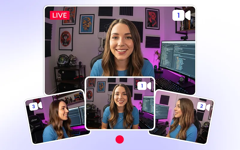 Multi-camera live streaming for all the streamers and gamers