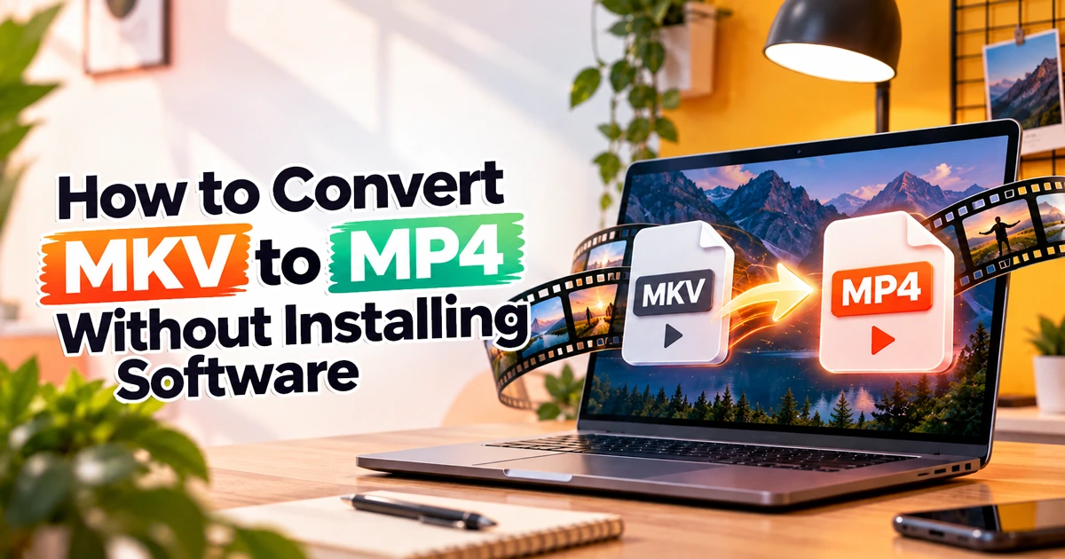 How to Convert MKV to MP4 Without Installing Software