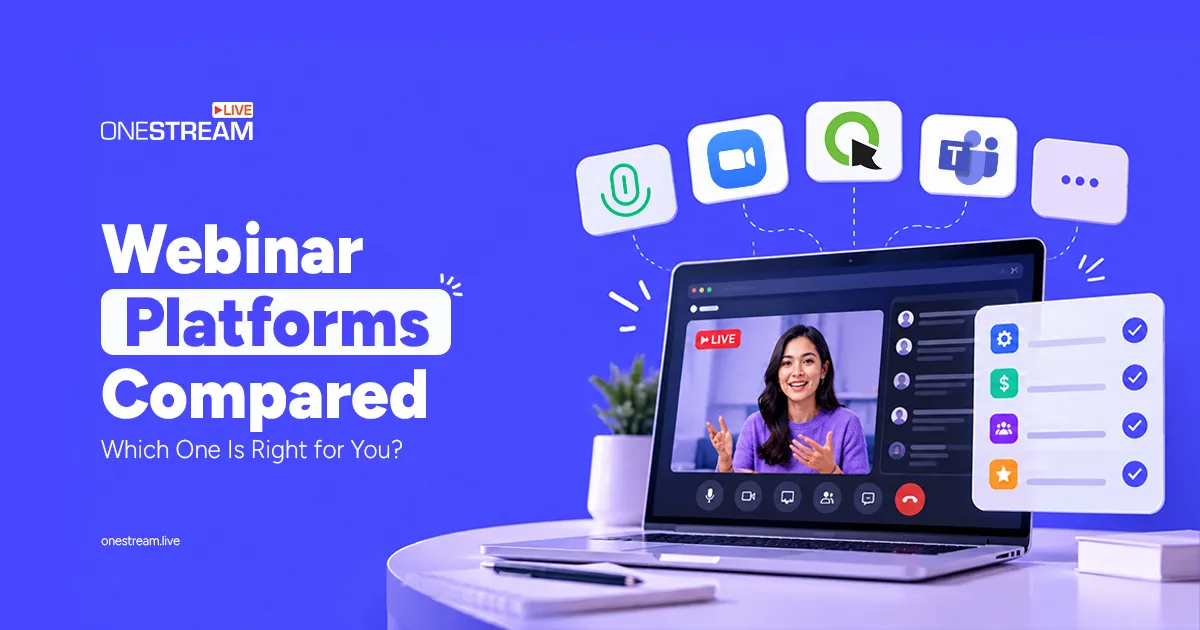Webinar platforms comparison 2026: Zoom Webinars vs GoTo Webinar vs Demio vs Livestorm and other top tools